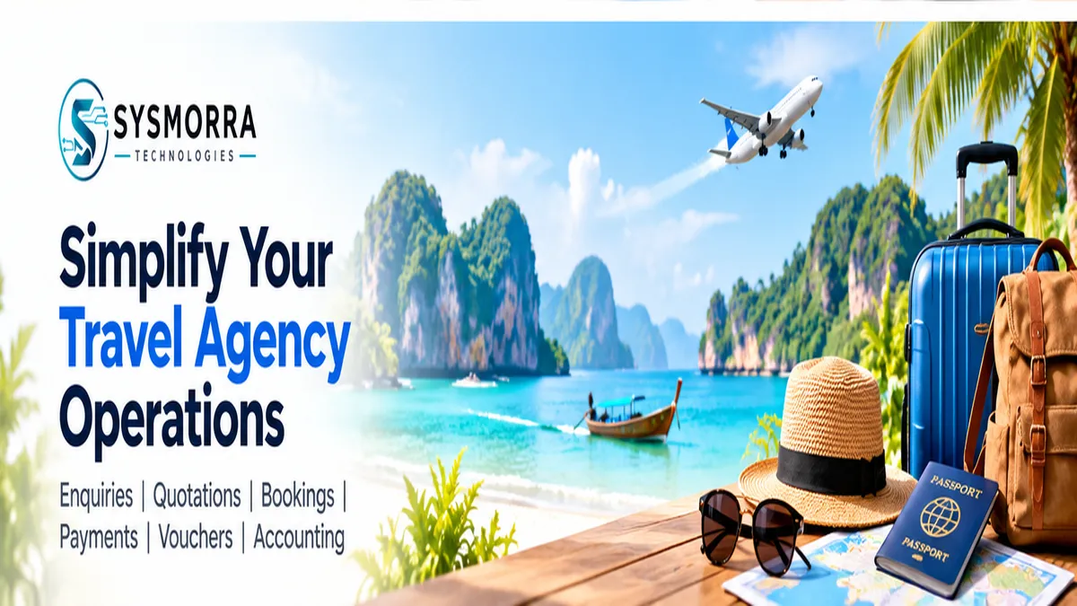 Travel ERP software for managing travel agency enquiries, quotations, bookings and payments